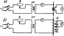 Схема проверки коэффициента трансформации трансформаторов тока